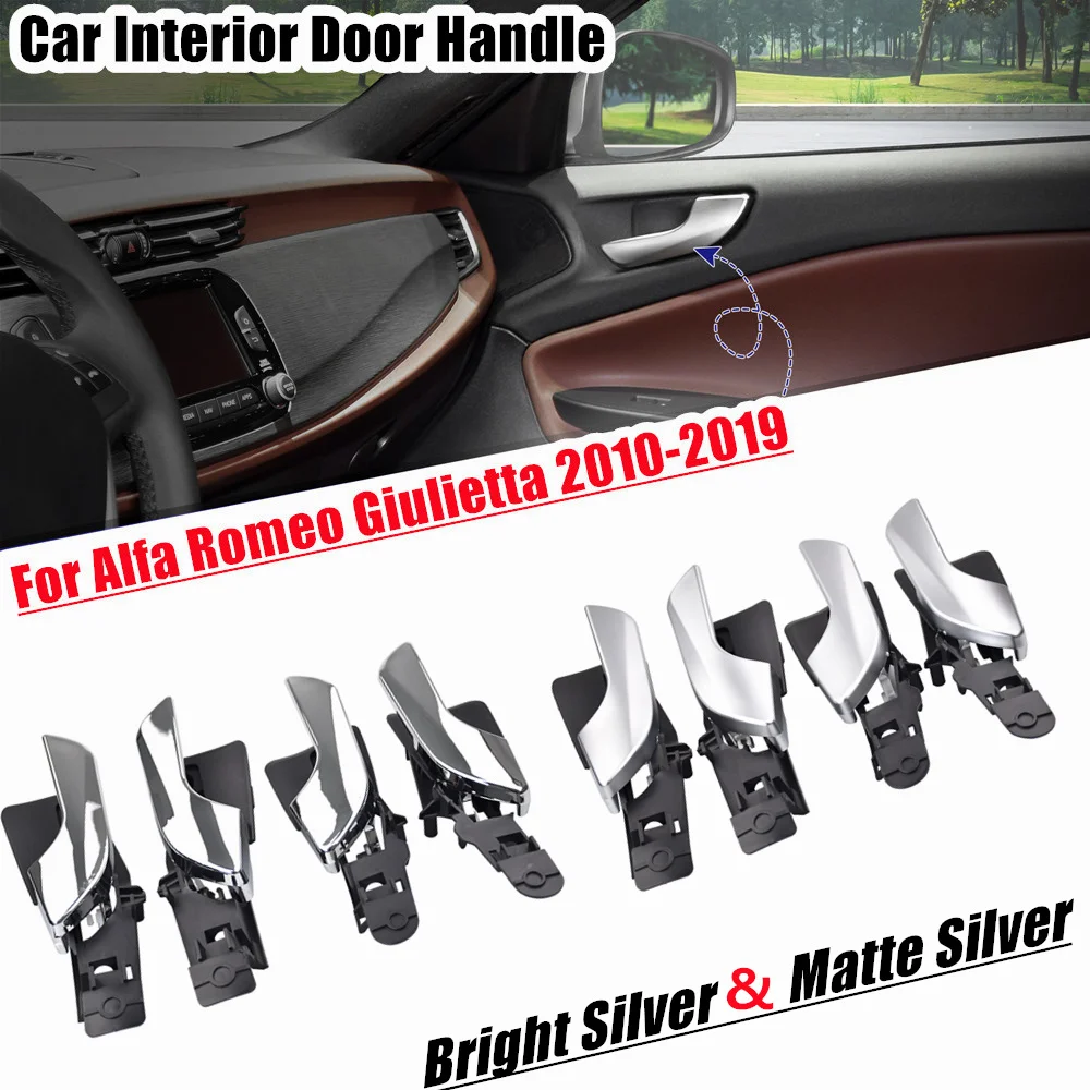 Für Alfa Romeo Giulietta 10–19 156092156 156092167, vorne und hinten, innen links und rechts, Türgriff, helles Silber, 156092165, 156092160 – Detail 5