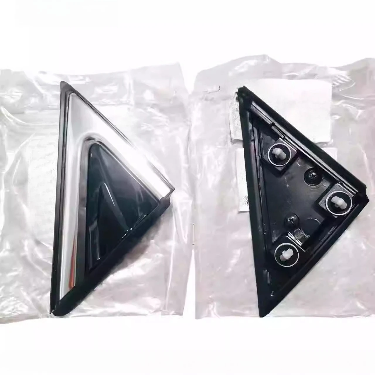 

For New SantaFe IX45 Reversing mirror exterior panel rearview mirror reflector exterior triangle decorative strip
