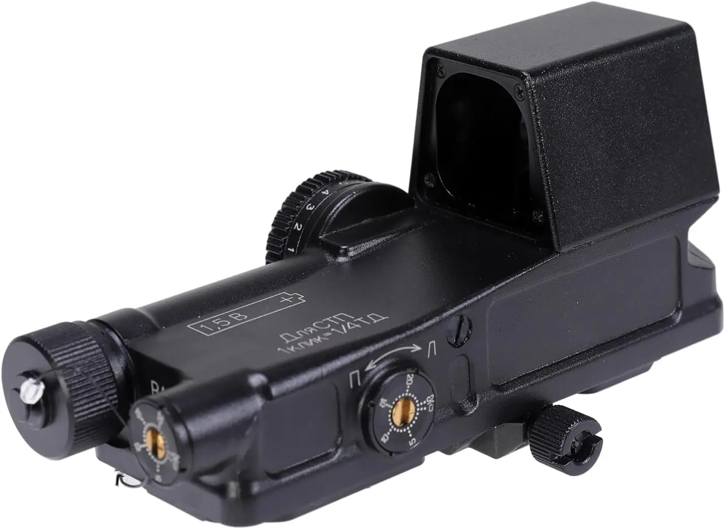 Prism Dot Sight PDS-1,1P87 Red dot,2 MOA Dot &60 MOA Circle| Red,IPX87,Shock-Proof1000G,Mounting Style-Picatinny,Battery Life