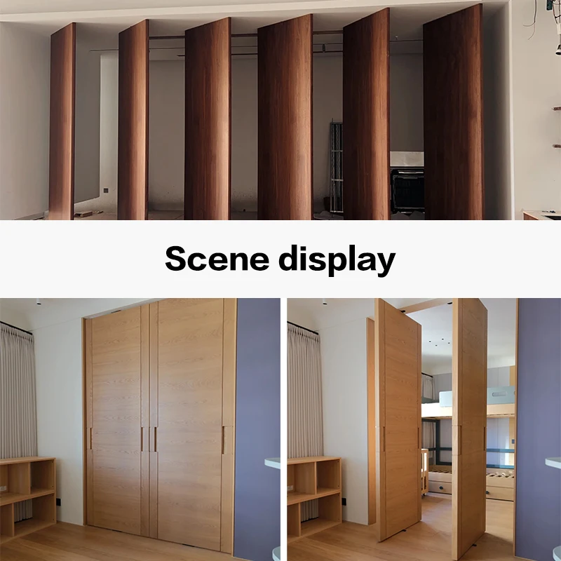 Intelligent Remote Electric Concealed Top Motor Center Pivot Door Rotating Offset System Top Bottom Pivot Hardware Fittings