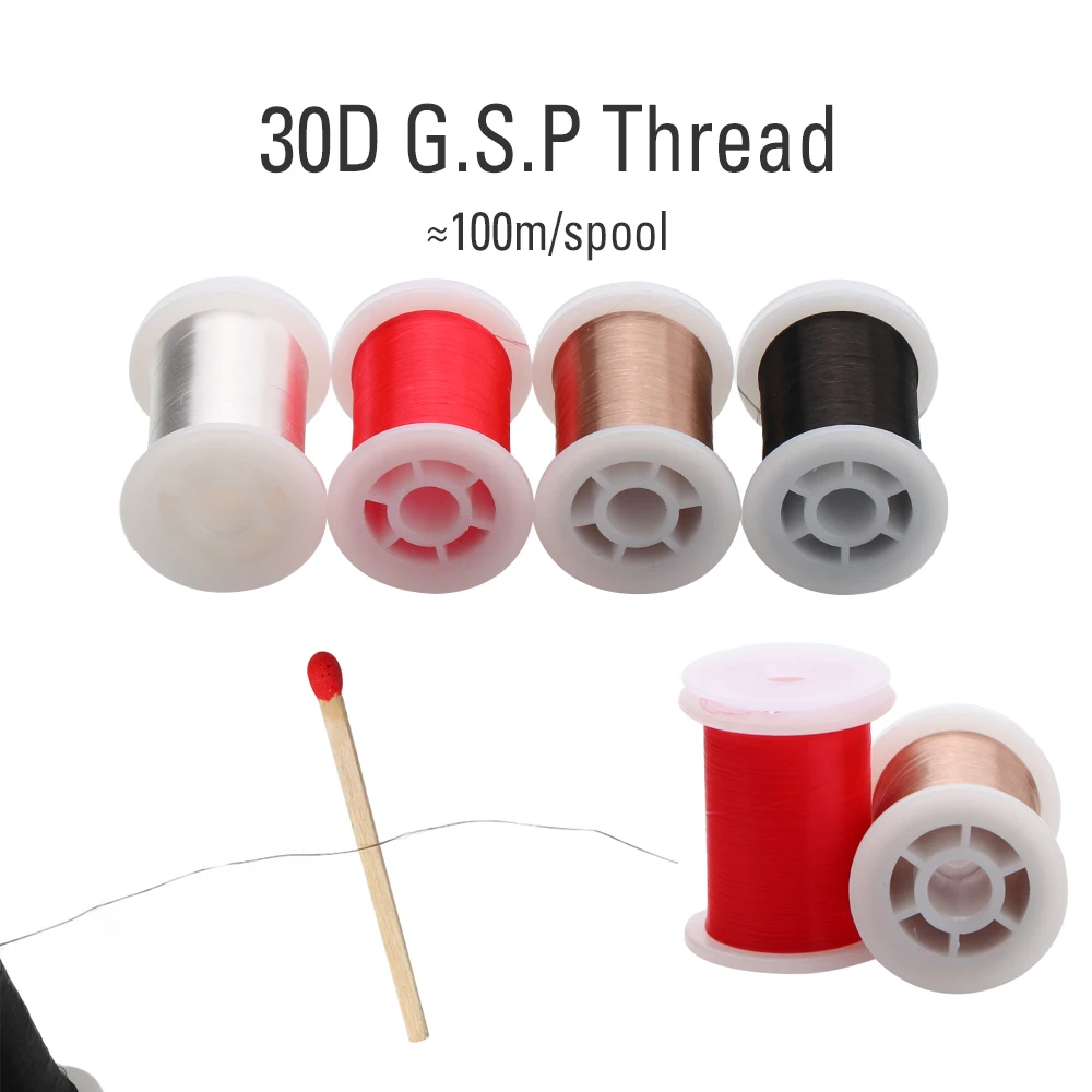 Wifreo 30D 50D 75D 140D 200D Strong GSP Fly Tying Polyethylene Thread Saltwater Fly / Pike Flies Jig Tying Threads