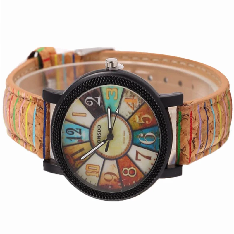 Nieuw Horloge Voor Vrouwen Quartz Polshorloge Casual Vintage Lederen Cadeauklok Romantische Armband Mode Montre Geschenken