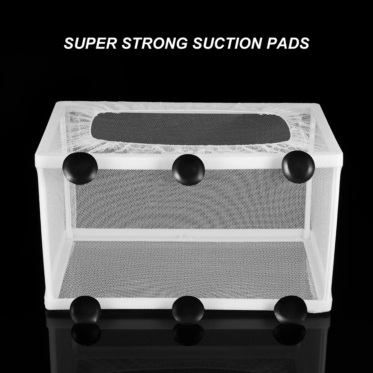 

Big Size Fish Net Polyester Frame Hatchery Box Suction Cup Aquarium Separation Tool for Breeding Fry Survival Rate
