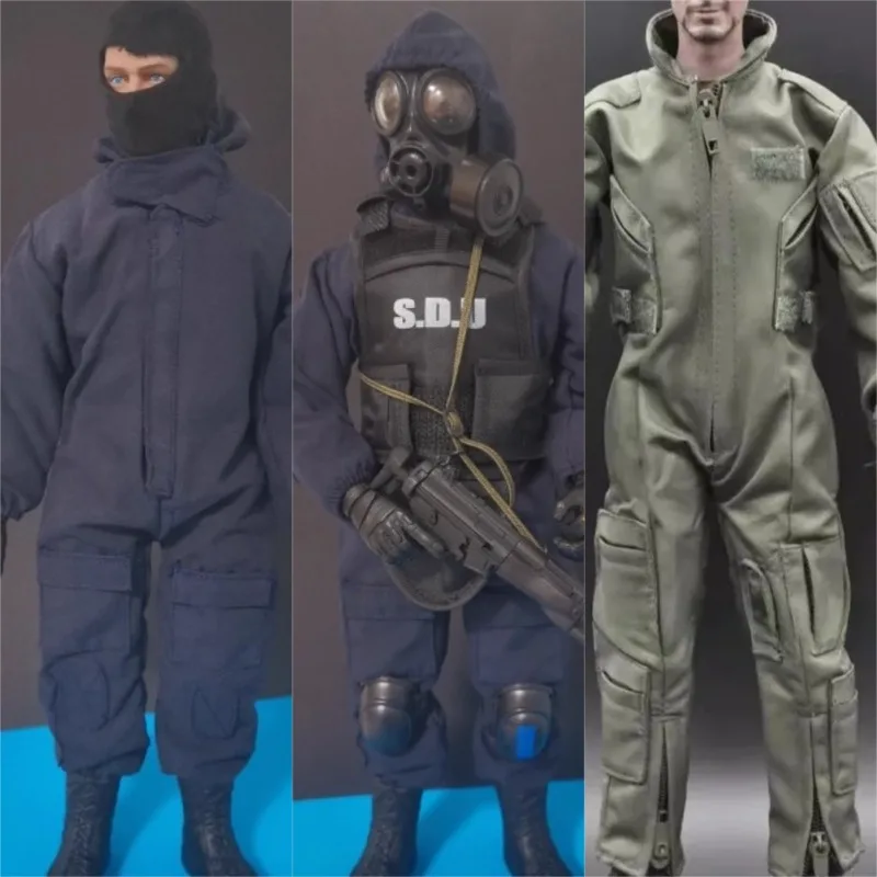 

1/6 Scale Soldier U.S. Special Forces Pilot Jumpsuit Combat Uniform Clothes Accessory Fit 12" Action Figures Body Dolls