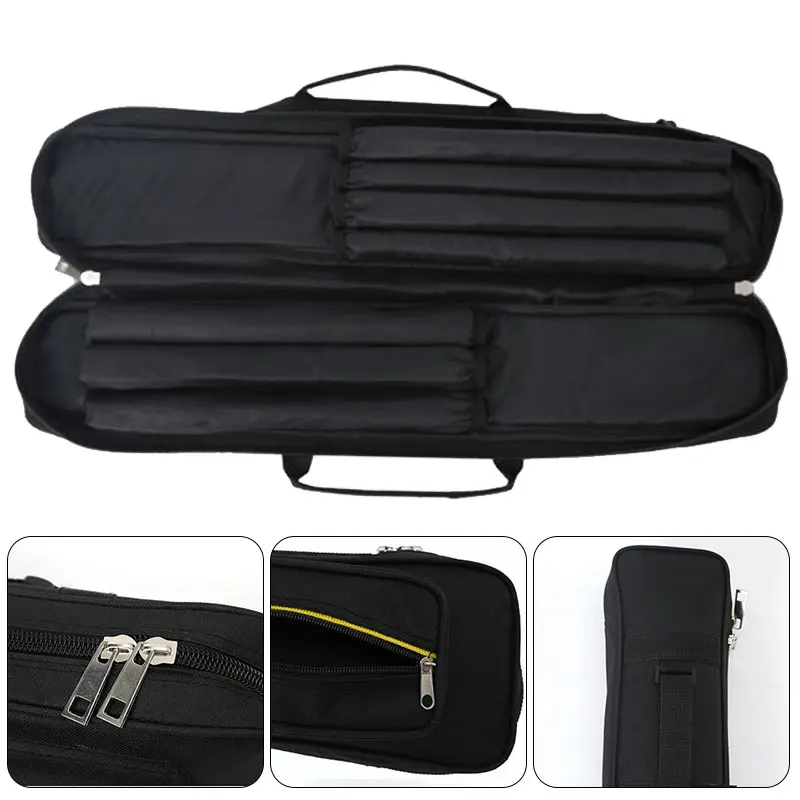 Hot Sale! Portable Flute Bag Vertical Storage Bag Unisex Thicken Canvas Waterproof Storage Case Saxophone Instruments Accessorie