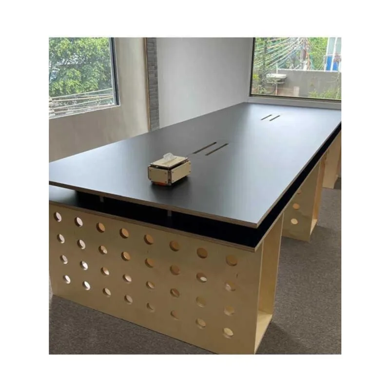 Nordic Birch Large Desk for Meeting Table Study Desk Minimalist Modern Ocean Board Computer Desk