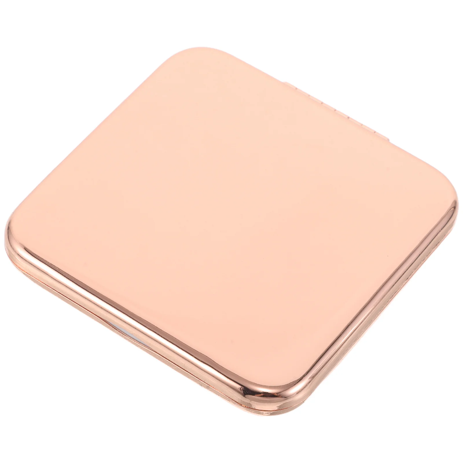 

Folding Travel Compact Makeup Mirror Metal Double-Sided Portable Pocket Mirror Handheld Vanity for Purse Golden