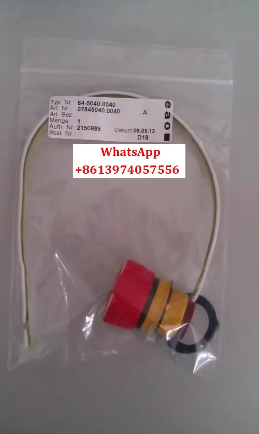 

84-5040.0040 New original imported emergency stop switch is in stock.