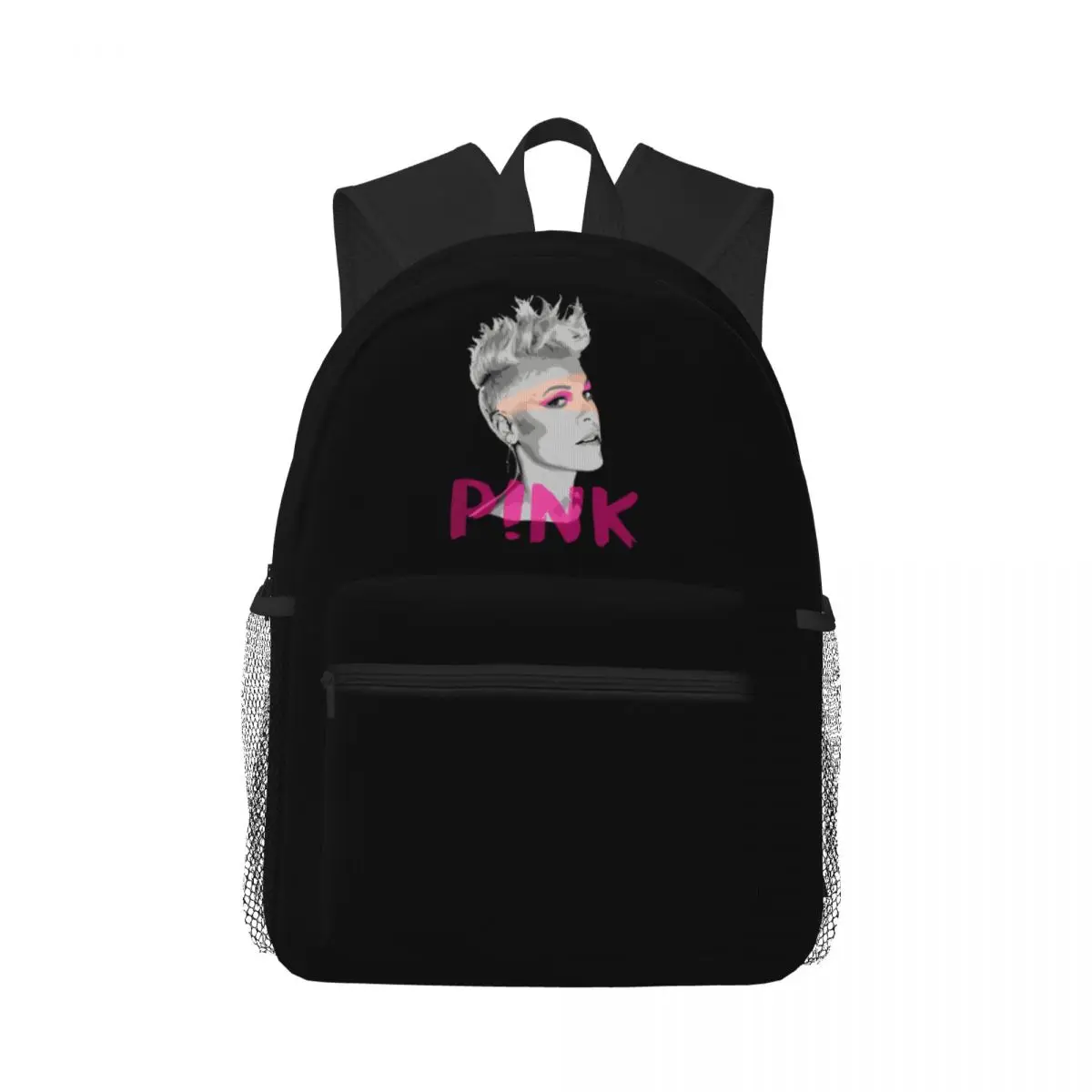 Carnival Tour Pnk Pink P Nk Table 2 Casual Backpack Simple Storage Bag Back to School Office Supplies Cute Stationery