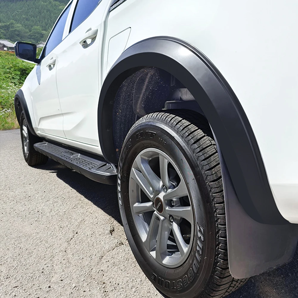 OEM Style Slim Fender Flares Wheel Arch For ISUZU D-max Dmax 2020 2021 2022 2023 Mudguards Double Cab Models 4X4 Car Accessories