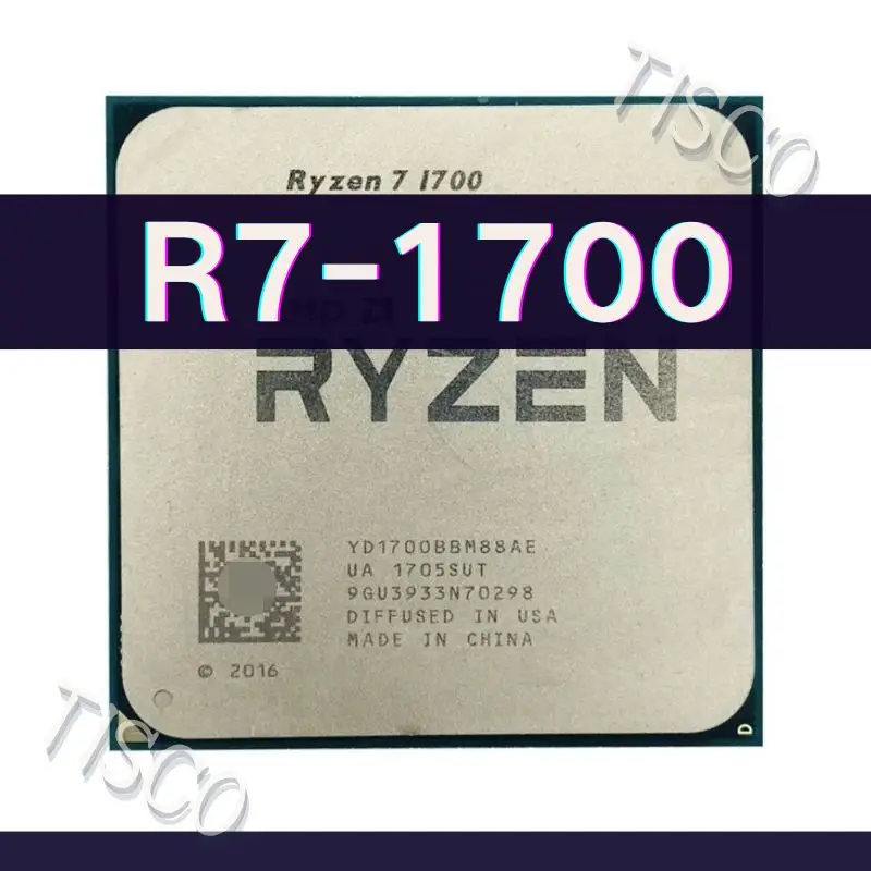 Ryzen 7 1700 R7 1700 3.0GHz Eight-Core Sixteen-Thread 65W YD1700BBM88AE Socket AM4