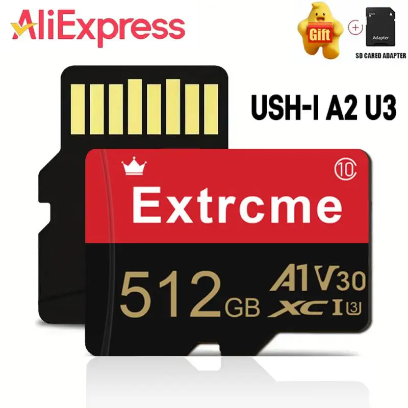 Ultra micro TF SD Card 128GB 256GB 512GB A1 U3 SD Card 2TB SD TF Flash Card Memory Card Class 10 for Phone