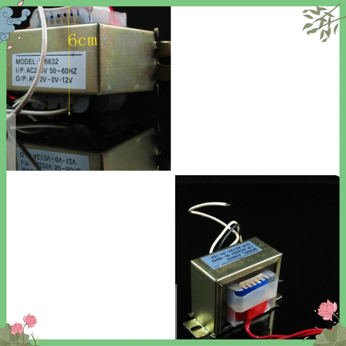 2 for 60W dual 12V 60W 2 * 12V transformer, power transformer, input 220V 50Hz/output dual 12V