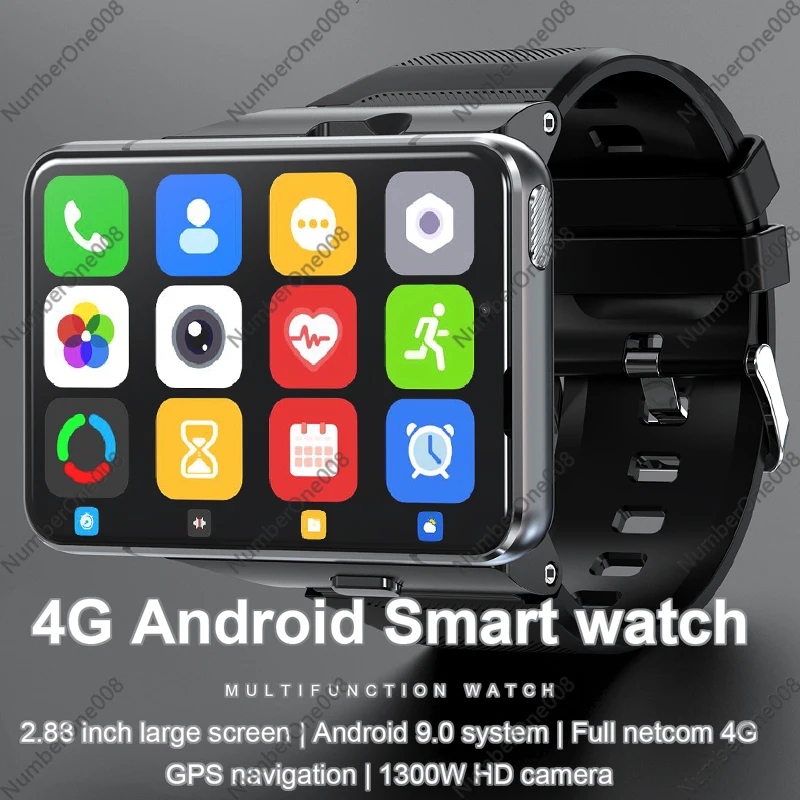 

Смарт-часы-телефон 4G LTE с двойной камерой 13 МП, HD-экраном 2,1 дюйма, съемным корпусом для игр и развлечений