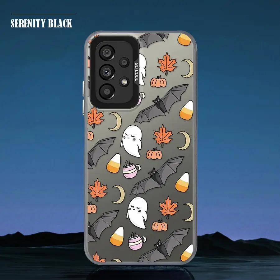 الكرتون مابل ليف اليقطين نمط الحال بالنسبة لسامسونج غالاكسي A52 A35 A71 A54 A73 A53 A51 A56 A72 A55 A26 A36 غطاء ناعم #5