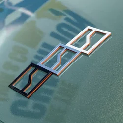 Zeekr X 2023-2024 Accessories Look Trim Car Front Machine Panel Logo Car Tail Badge Cover Decor Sticker Frame Garnish