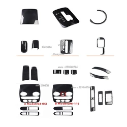 Interior Accessories For Volkswagen Beetle 2003-2011 ABS Center Control Panel Cover Trim Steering Wheel Button Door Handle Panel