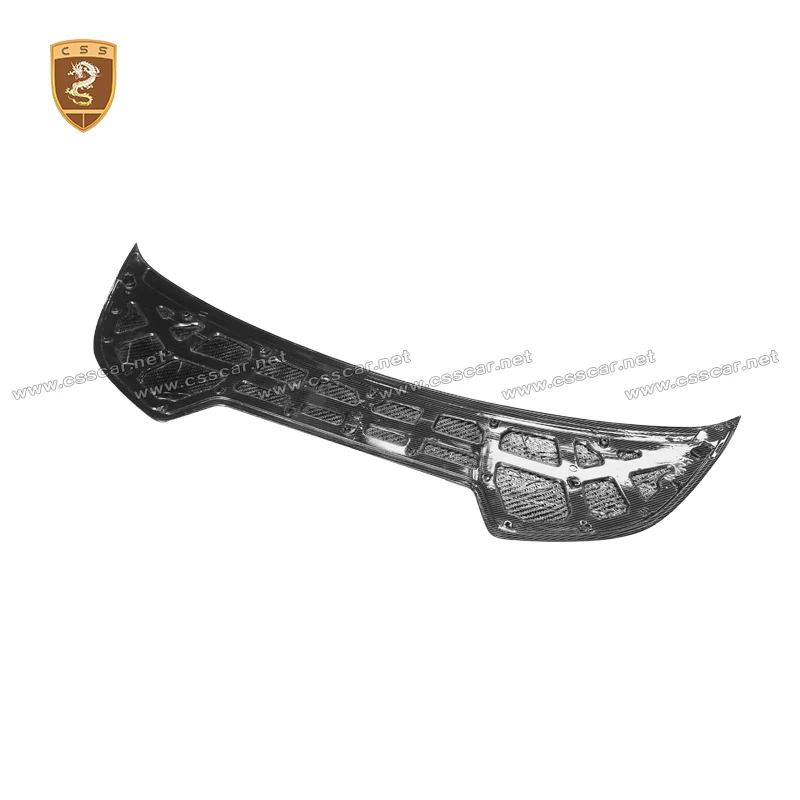 CSS تصميم خاص OEM نمط ألياف الكربون الجاف محرك هود تنفيس القوالب ل لوتس Emeya 2024 غطاء المحرك الخارجي شرائط الكسوة #4