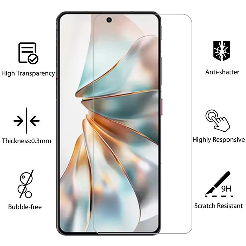 screen protector for zte nubia z60s pro protective tempered glass on nubiaz60s z 60s z60 s z60spro phone film glas 9h