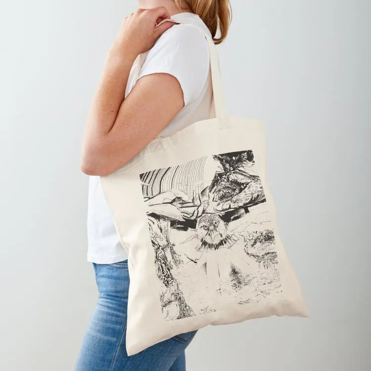 Triptych P2 Tote Bag Fabric bag supermarket folding bag women shopper women