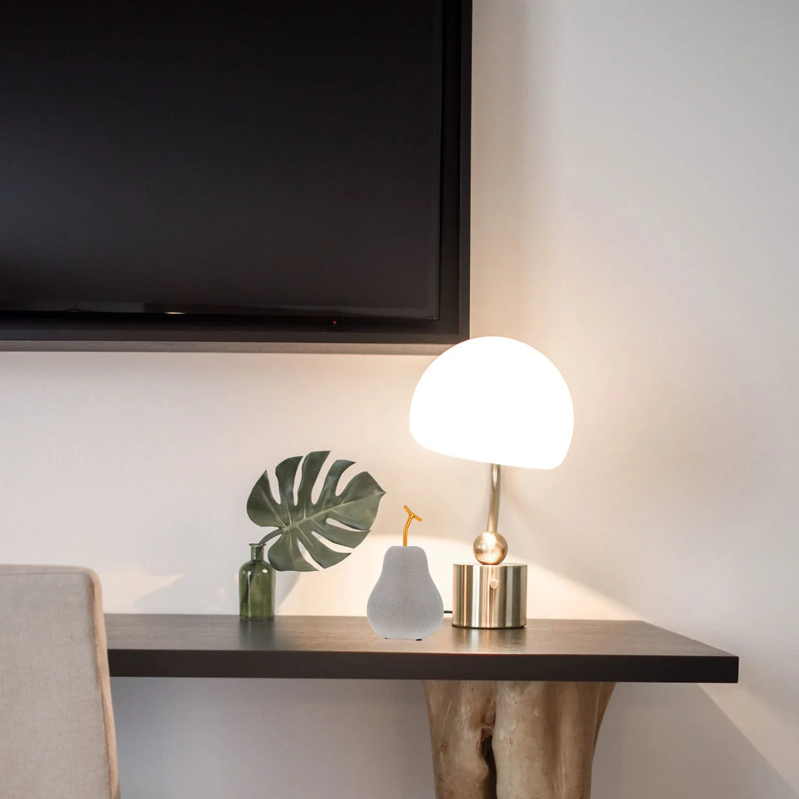 

1Pcs Realistic Ceramic Fruit Ornament Household Desktop Decor Party Decorative Prop Creative Tabletop Fruit Decoration