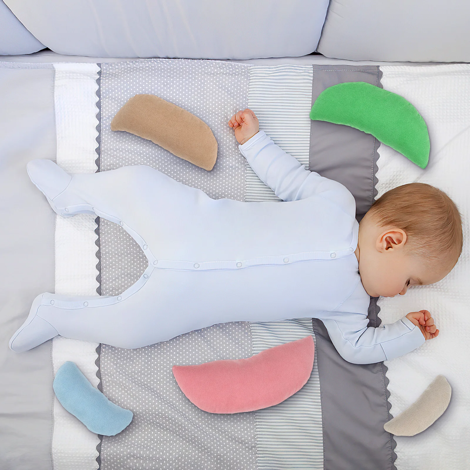 

6 Pcs Styling Auxiliary Pillows for Baby Newborn Photoshoot Prop Comfortable Soft Kids Bedroom Decor Photography Ornament