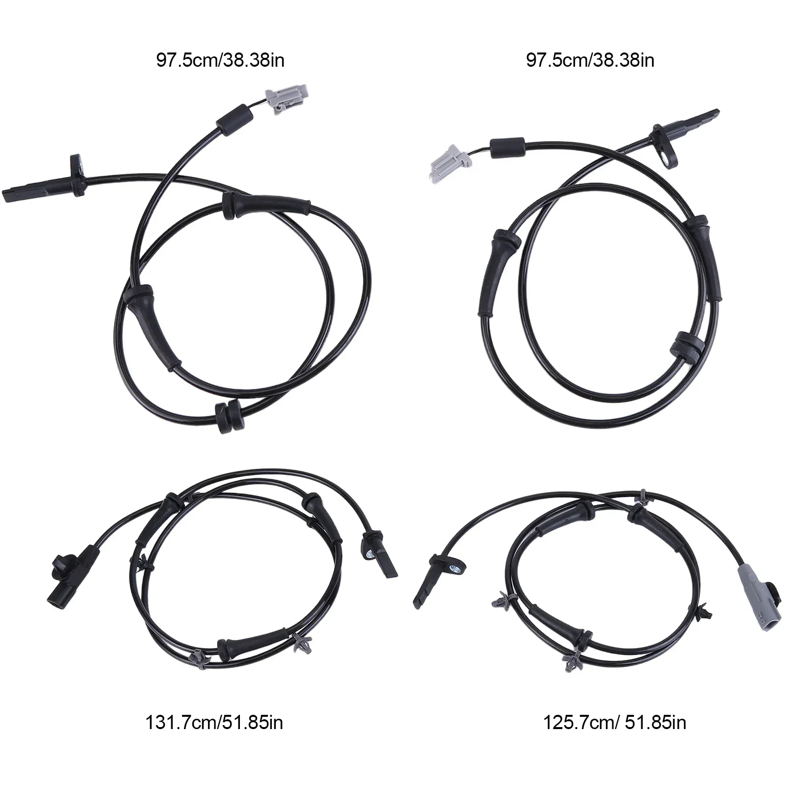 

4Pcs ABS Wheel Speed Sensor Compatible for Altima 2007-2012 Replaces 47900-ZX70A 47901-ZX70A 47910-JA000