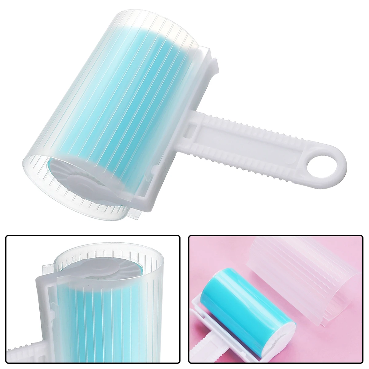 

1 pcs High Quality Cover Band Washable Reusable Household Cleaning Remover Portable Hair Rolle Clothes Hair Pet Sticky Roller