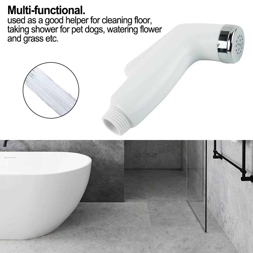 

Toilet Douche Bidet Head Handheld Spray For Sanitary Shattaf Shower G1/2" Connector For Most Shower Hose Multi-function