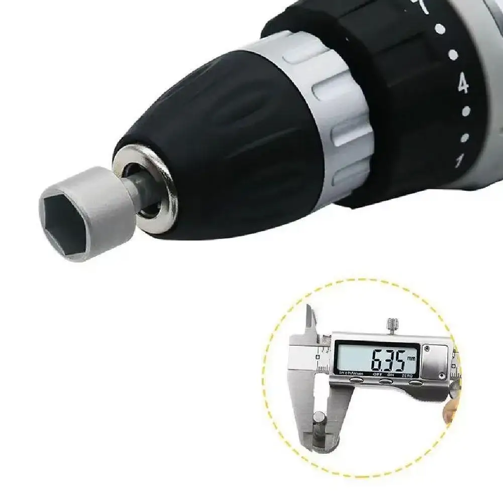 

Powerful Hex Socket Wrench Drill Bit 1/4'' Shank Hexagonal Handle Screwdriver Socket Adapter Kit 5-13mm Hand Tools