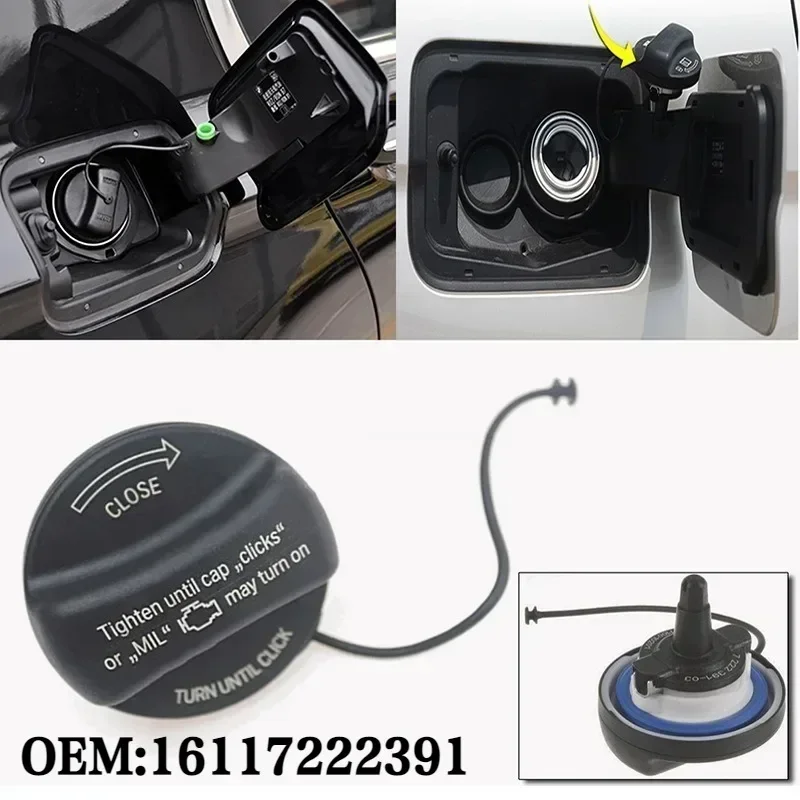 Suitable for BMW E Series F Series E39 E46 E60 E63 E65 E66 E70 E71 E90 F01 F02 F07 Fuel Tank Air Cap Assembly 16117222391