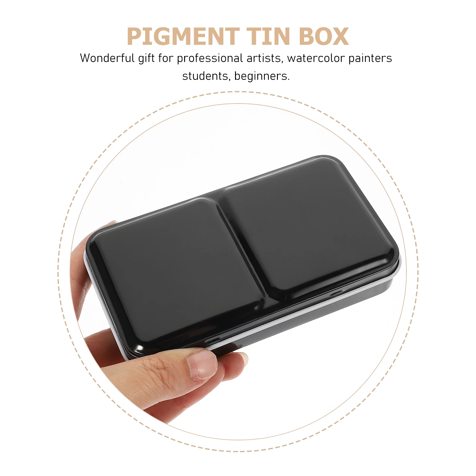

Empty Watercolor Boxes Pigment Iron Tin Storage Case Empty Watercolor Tins Travel Paint Saver Portable For Artists Students