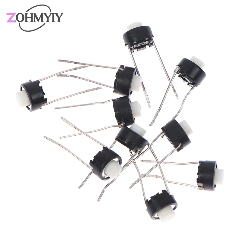 10pcs Mini Micro Momentary Tactile Push Button Switch 6*6*5mm 4 Pin ON/OFF Keys Button DIP 6x6x5mm Micro Switch Accessories