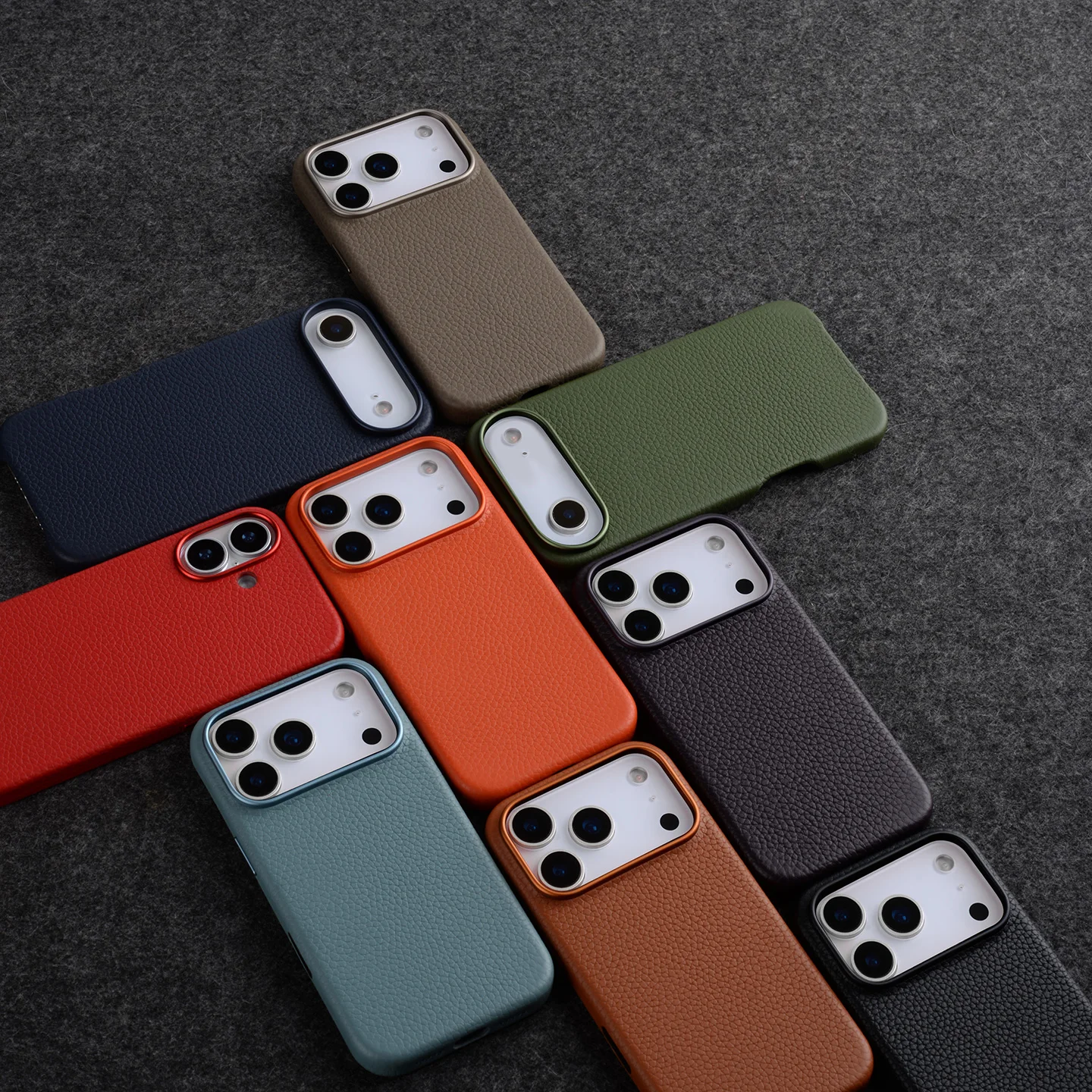 For iPhone 18 17 Pro Max Genuine Leather Case MagSafe with Camera Button protective full coverage Cover For iPhone 18 17 Pro Max
