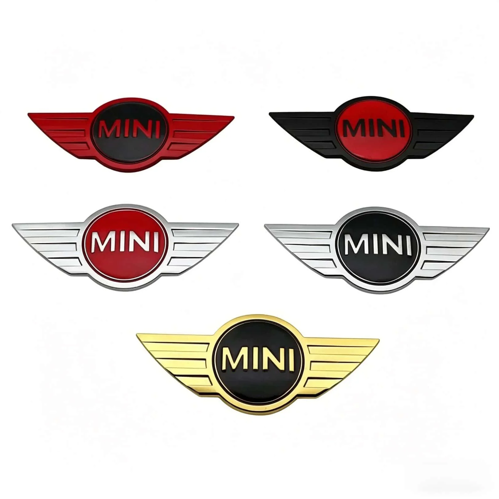 1Pc Adesivos Metálicos 3D para Carro, Emblema Decorativo para Porta-Malas e Carroceria, para Mini Cooper Countryman Clubman JCW F55 F56 R55 R56 R60 F60