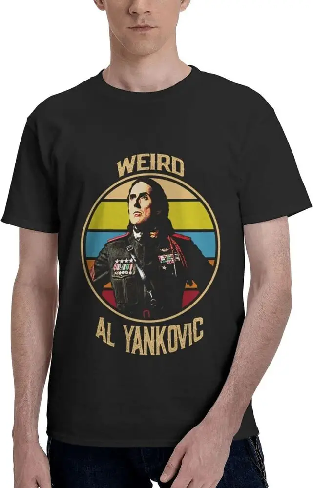 Weird Al Yankovic T Shirt Mens Crew Neck Tops Casl Short Sve T-Shirts Anime Graphic T-shirts for Men Clothing Women Tees Y2K top