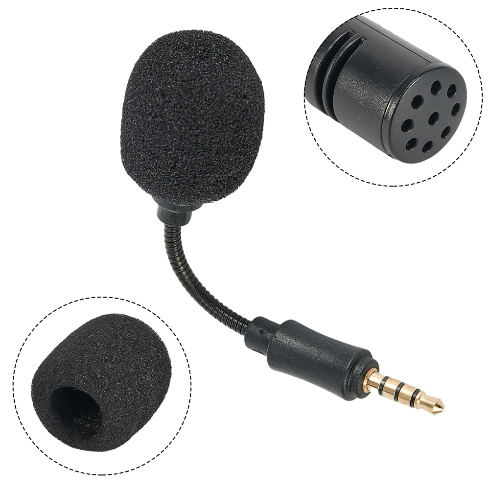 Ruisonderdrukking Mini Microfoon Zwart Mobiele Telefoon Computer Muzikale Omnidirectionele Voor Geluidskaart Mic Microfoon