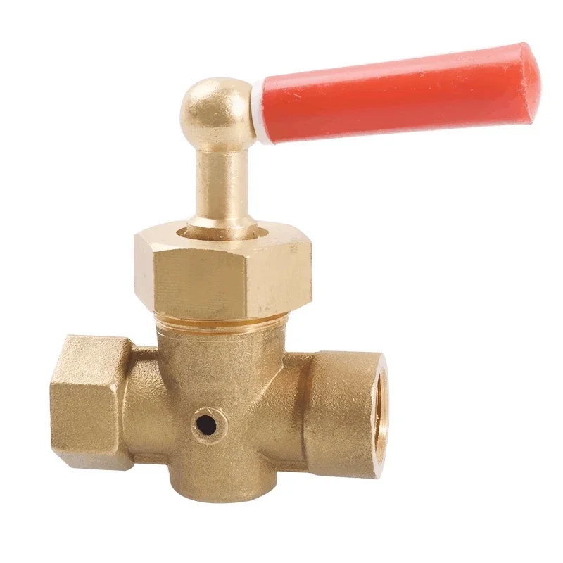 1/4" BSP Female Thread Elbow Brass Plug Valve Faucet