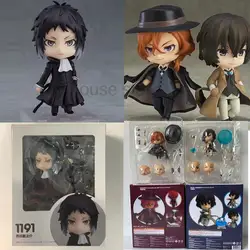 Q Version Dazai Osamu Figure Ryunosuke Akutagawa 1191 Chuya Nakahara Figure 657 676 Bungo Stray Dogs Action Figures Toys Gifts