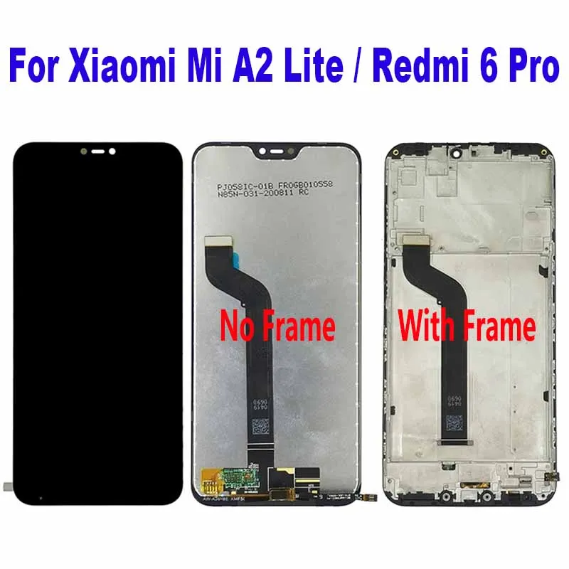 For Xiaomi Mi A2 Lite M1805D1SG LCD Display Touch Screen Digitizer Assembly Replacement Accessory For Redmi 6 Pro LCD