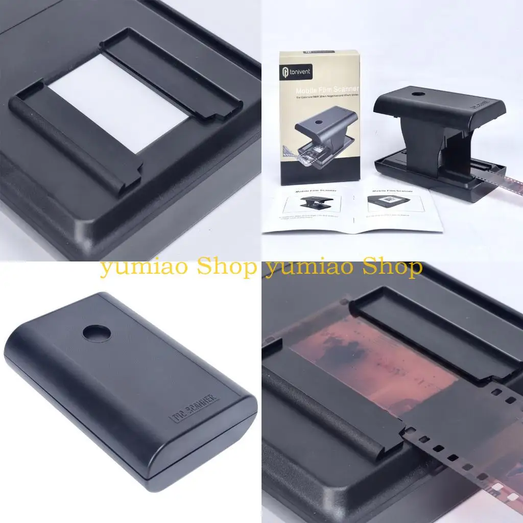 

587B TON169 сканер слайдов для смартфона пленочный сканер для телефона Поддержка 35 мм/135 мм цветных пленок и слайд-шоу DIY Fun