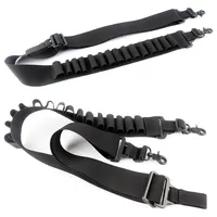 15 Round Shell Belt Two Point Gun Sling 12 Gauge 12GA Ammo Holder Outdoor Hunting Accessories Rifle Shoulder Strap Rope