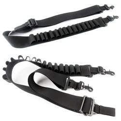 15 Ronde Shell Riem Twee Punt Gun Sling 12 Gauge 12GA Munitie Houder Outdoor Jacht Accessoires Geweer Schouderriem Touw