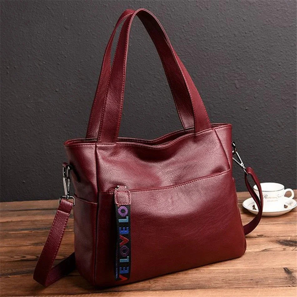 Genuine Brand Ladies Soft Leather Shoulder Bag Luxury Handbags Women Bags Designer Hand Bags For Women 2024 New High Quality Sac