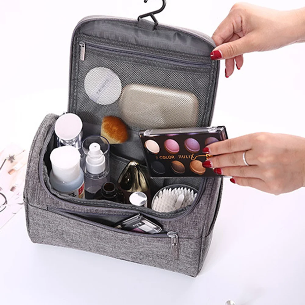 Men Toiletry Bag Large Hanging Bathroom Cosmetic Organizer Make Up Case Necessaries Storage Holiday Travel Accessory Wash Bags