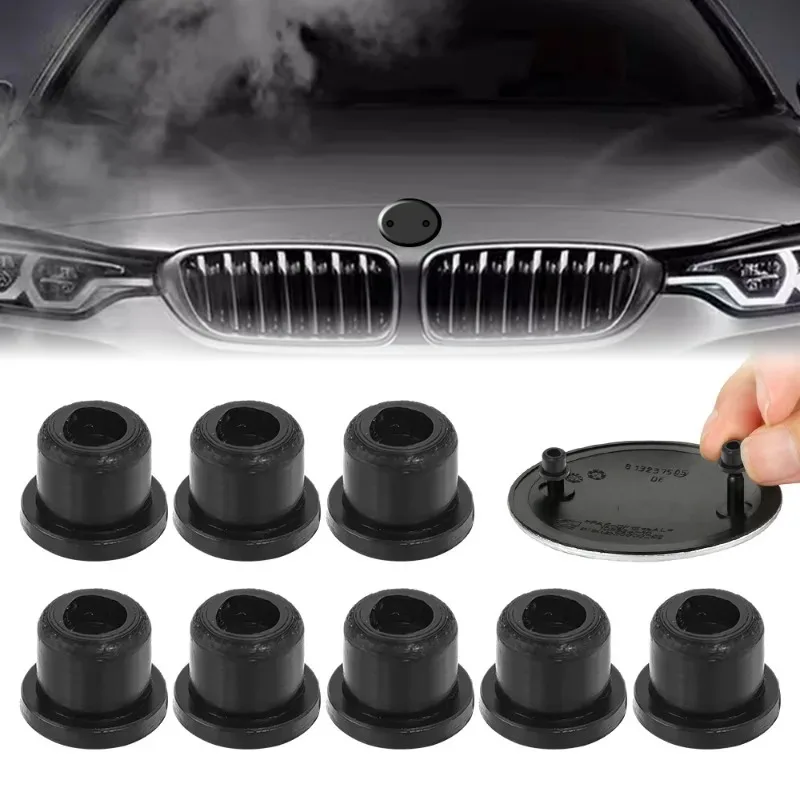 Car Hood Logo Trunk Emblem Grommet Holder Clip Fastener Cars Cover Logo Sealing Cover Hole Plug for BMW 3 7 E32 E34 E36 E38 E39