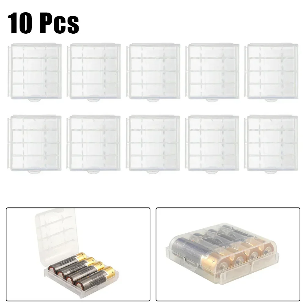 

High Quality New Practical Storage Box 67×60×18mm For 4pcs AA AAA Protector Replacement Tool Accessory Adapter