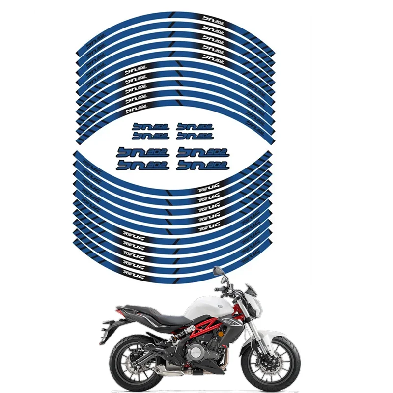 

For Benelli BN302 Motorcycle Parts Contour Wheel Decoration Decal Sticker - C