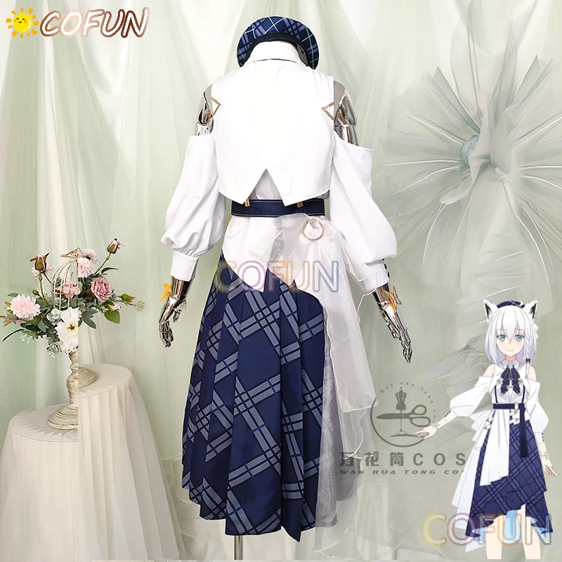 

COFUN Vtuber Hololive Blue Journey Cosplay Costume Halloween Outfits Women Dress Team Uniforms