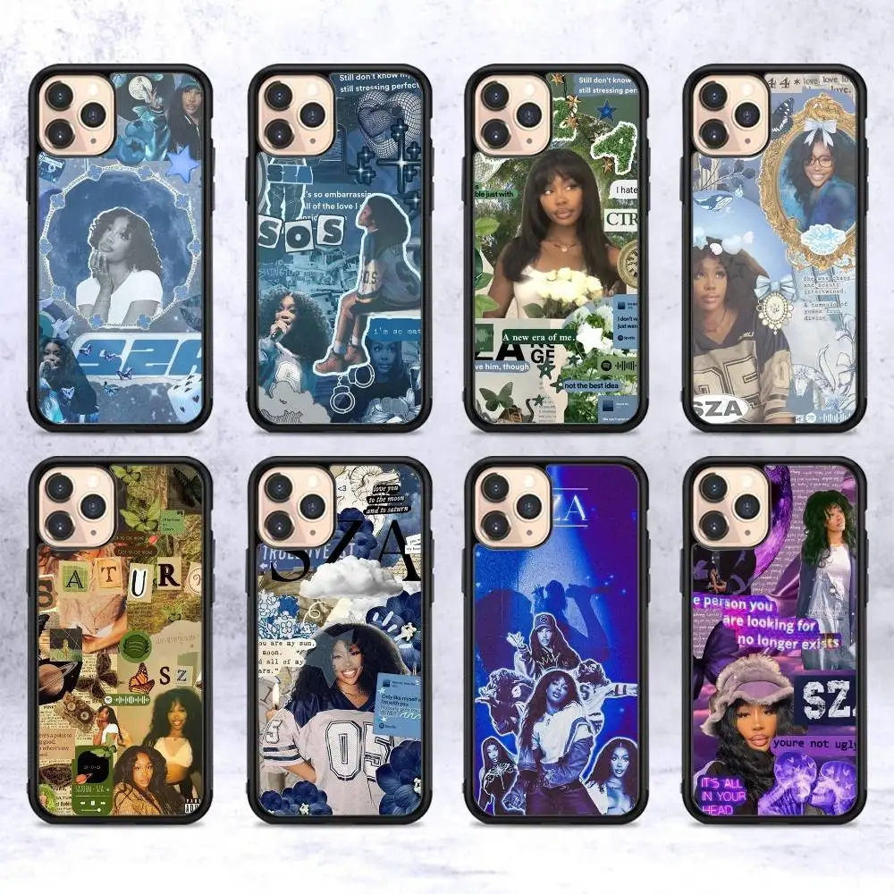 

Popular Singer S-Sza For IPhone 17 16 15 14 13 12 11 Pro Max Plus Mini PC+TPU Back Phone Cover